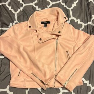 Forever 21 pink Moto jacket